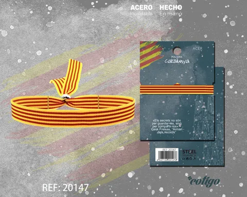 PULSERA BANDERA CATALUÑA