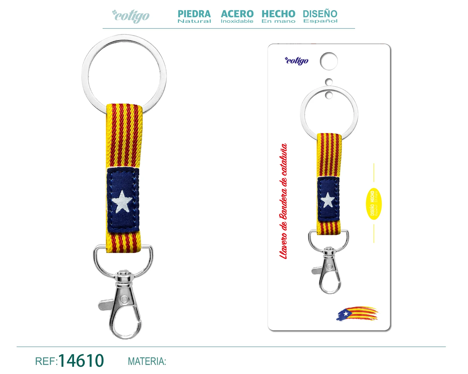 LLAVERO BANDERA CATALUÑA
