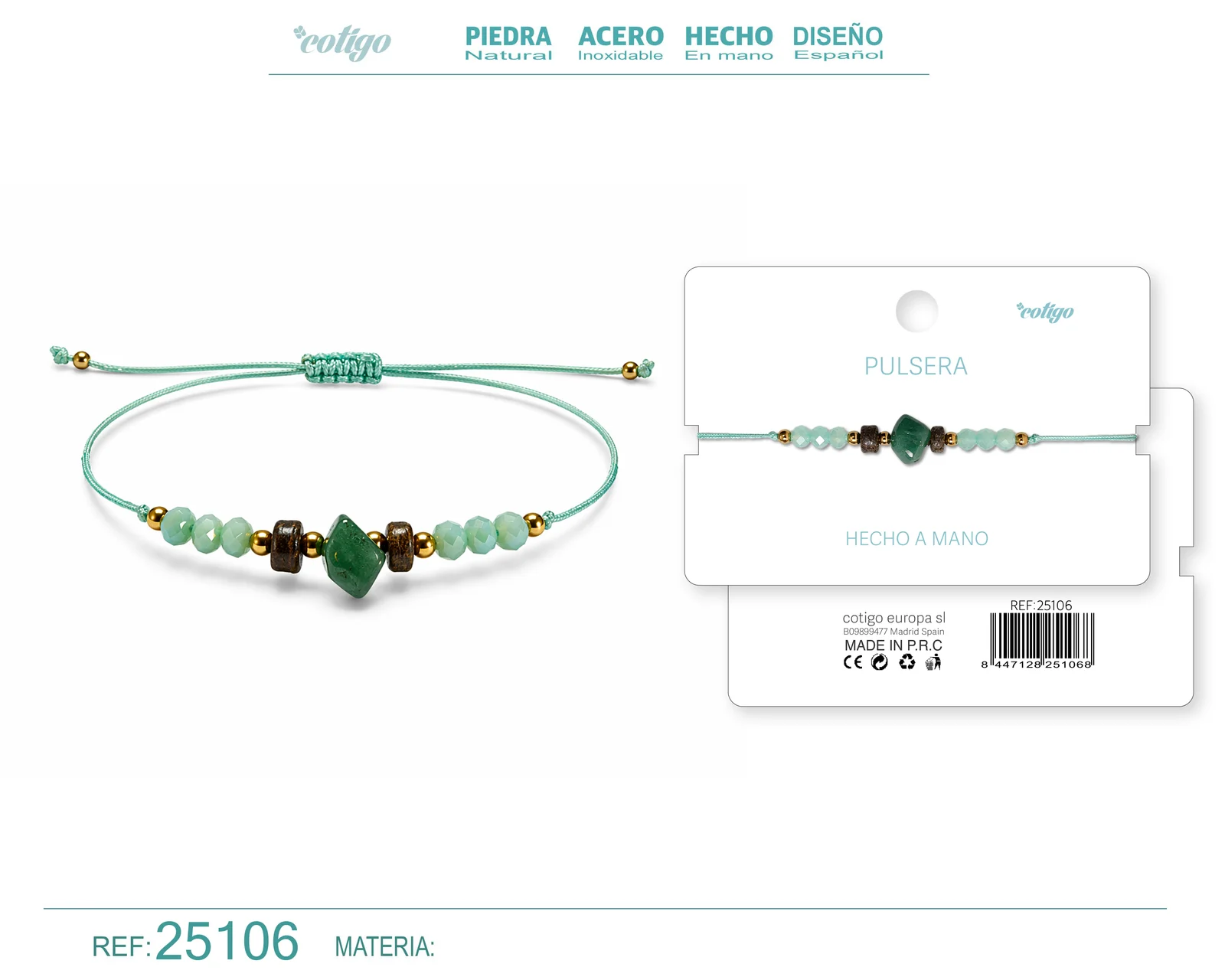 PULSERA HECHO A MANO