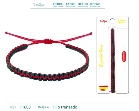 PULSERA BANDERA ESPAÑA VERDE