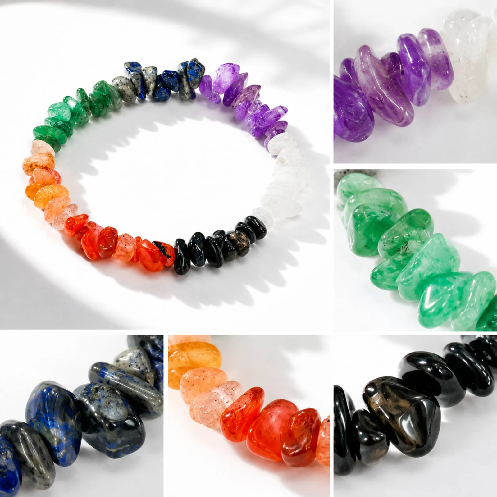 Pulsera Piedra natural 7 Chakras