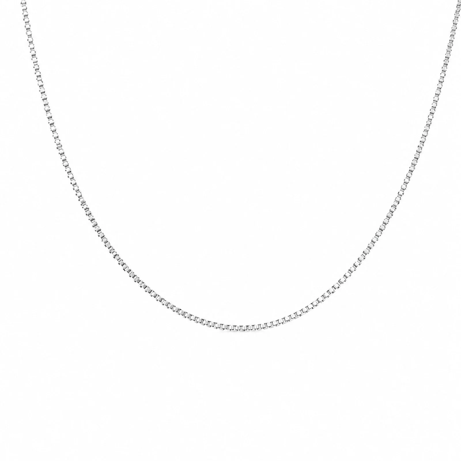 COLLAR DE CADENA ACERO PLATEADO