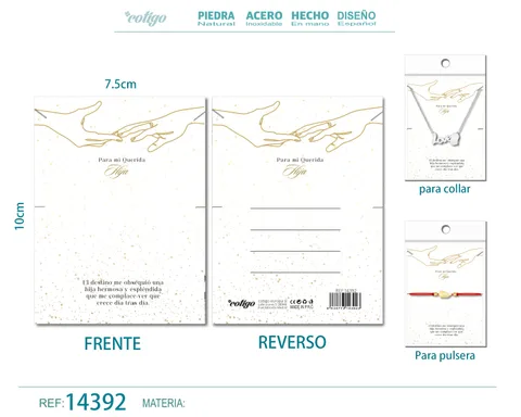 TARJETA FELICITACIÓN PARA HIJA