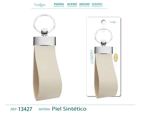 LLAVERO CUERO SINTÉTICO