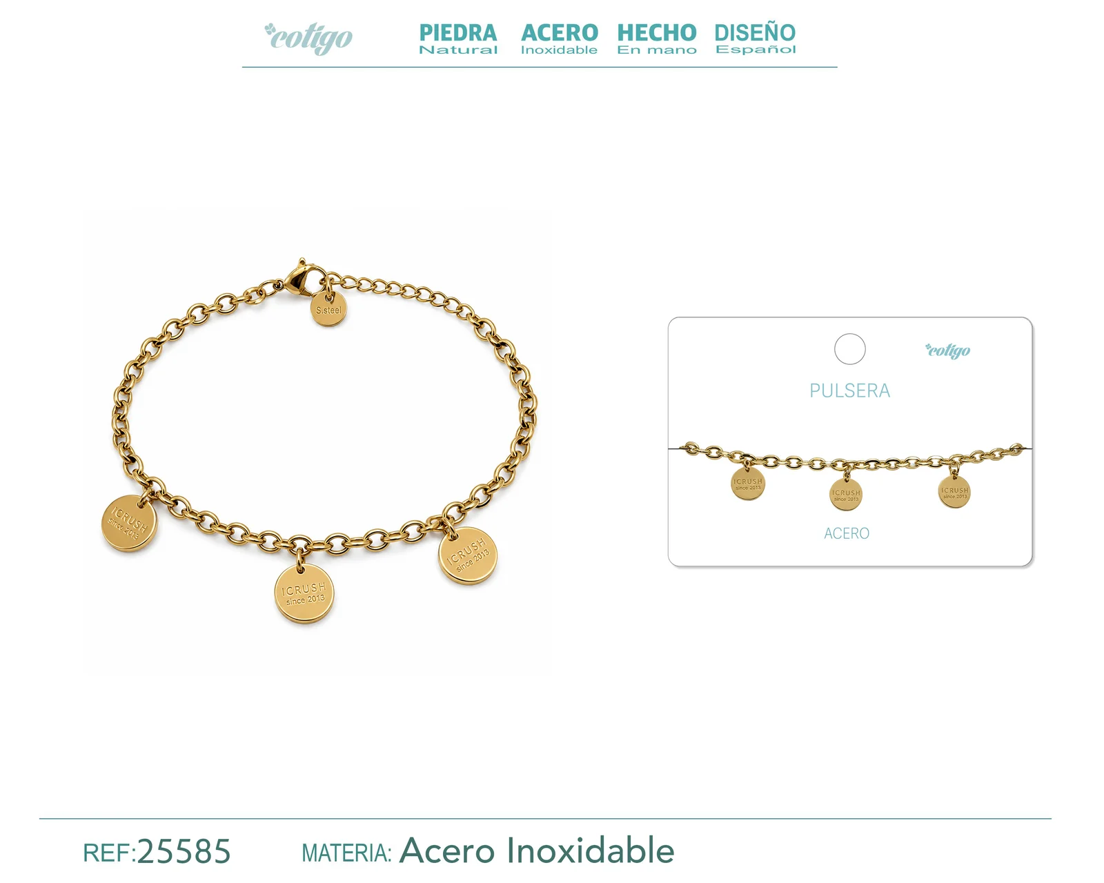 Pulsera Acero Inoxidable