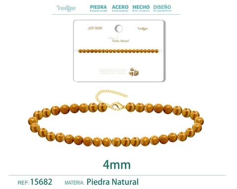 PULSERA JASPE PAISINA 4MM