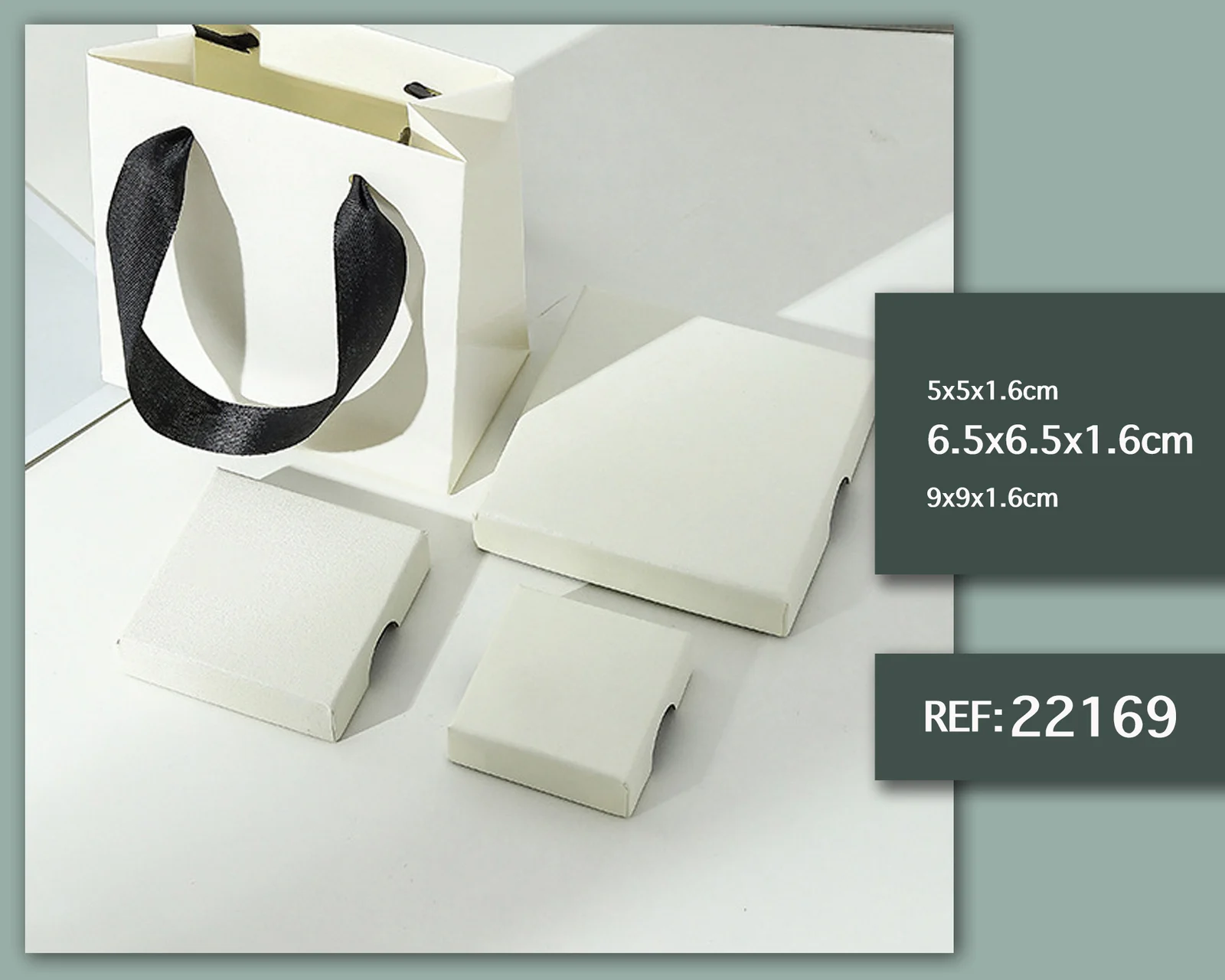 CAJA DE REGALO 6.5X6.5X1.6CM