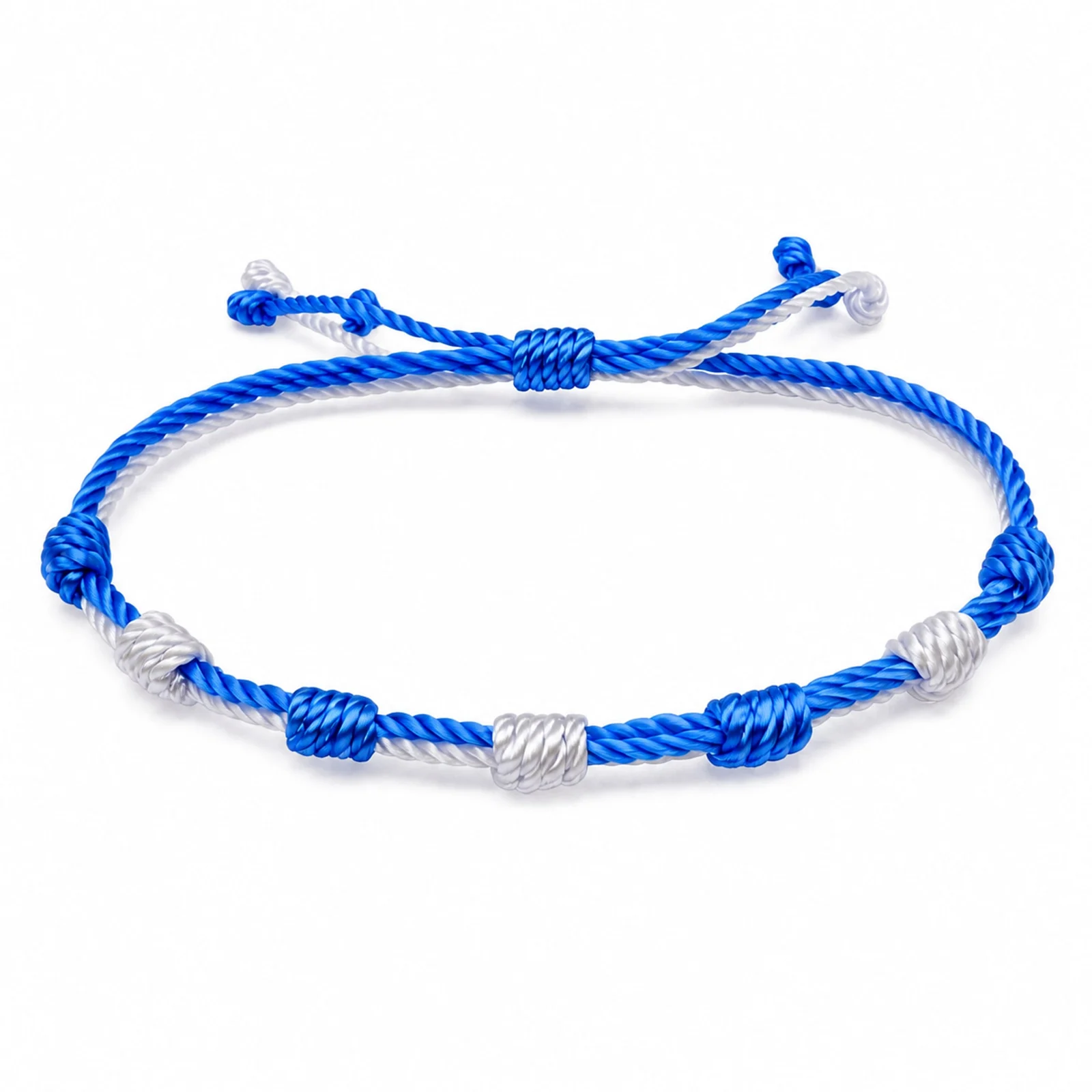 PULSERA 7 NUDOS DE BANDERA DE  ASTURIAS