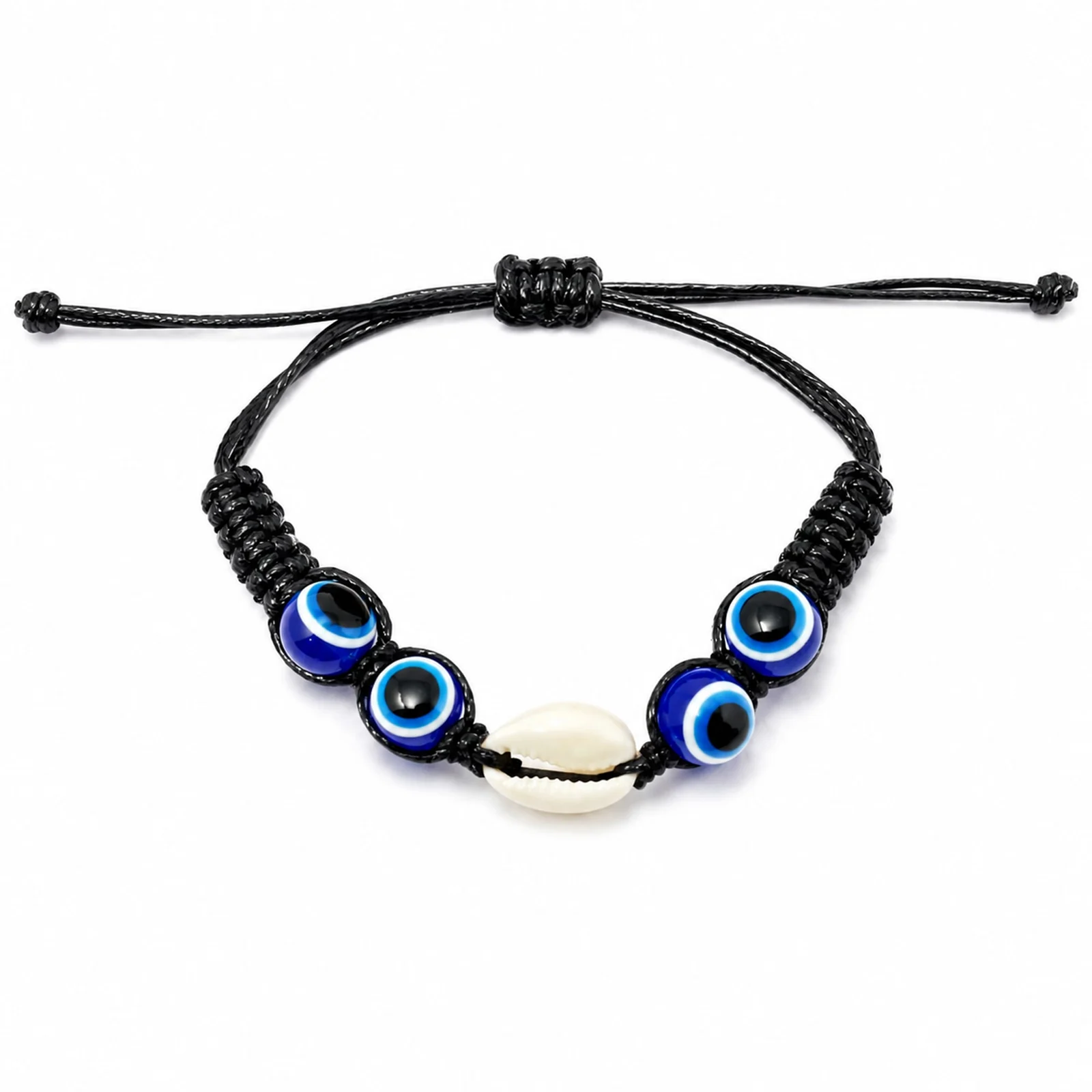 PULSERA HILO ENCERADO DE CONCHA