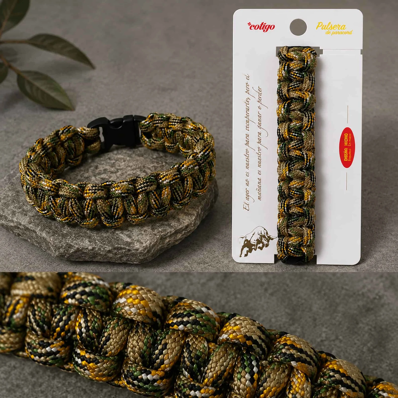 PULSERA PARACORD TRENZADO