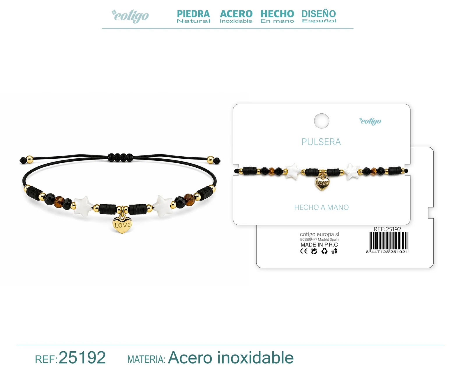 PULSERA HECHO A MANO