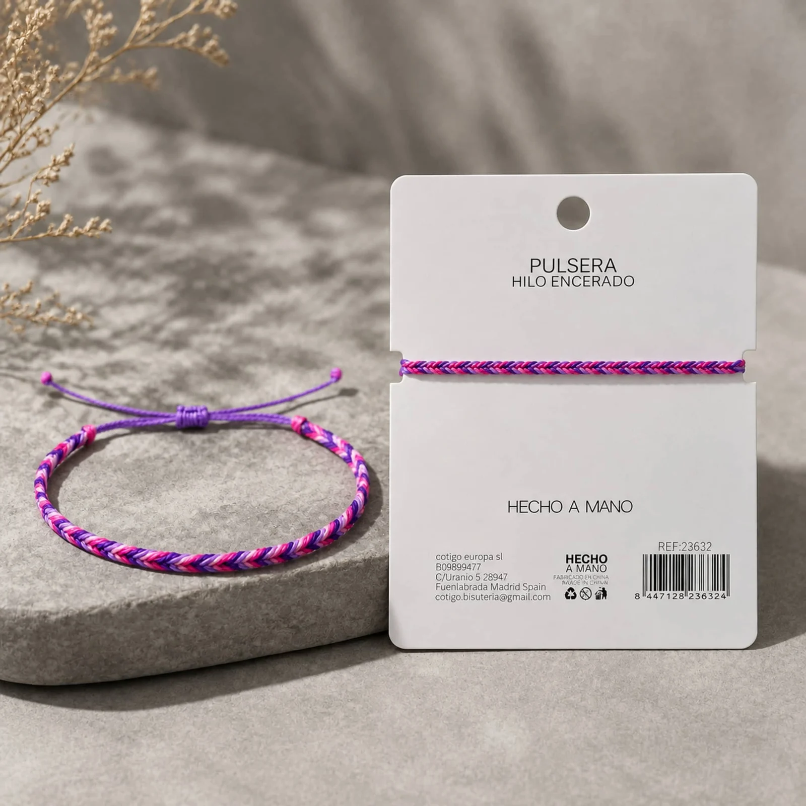 PULSERA HILO ENCERADO