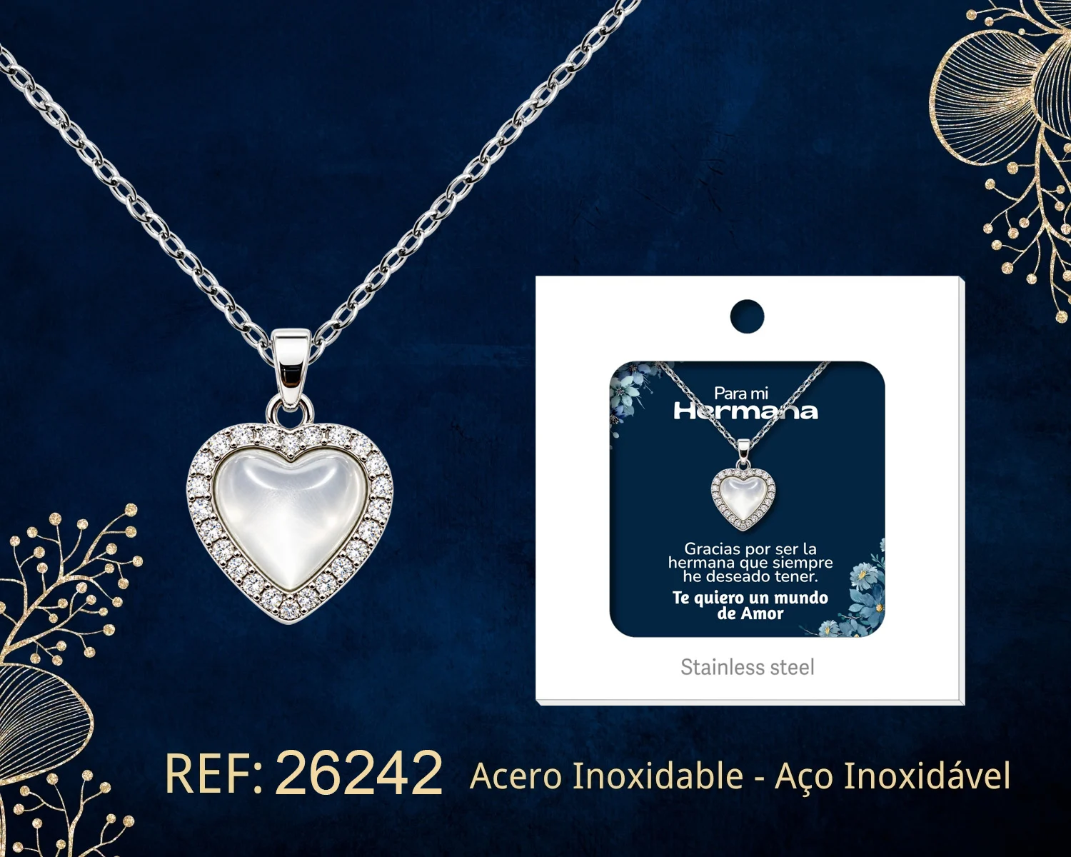 COLGANTE CHAPADO ORO 14K CON CIRCONITA PARA REGALAR