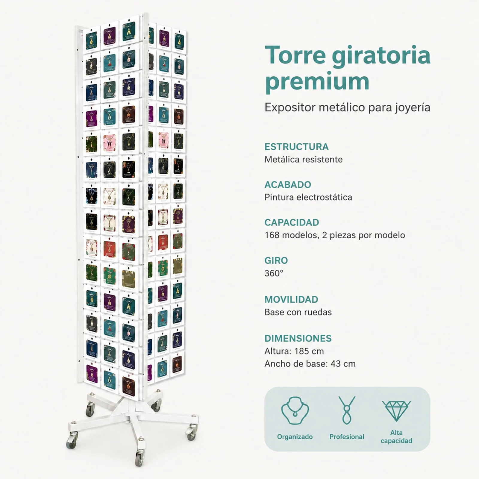 Expositor de Collar premium