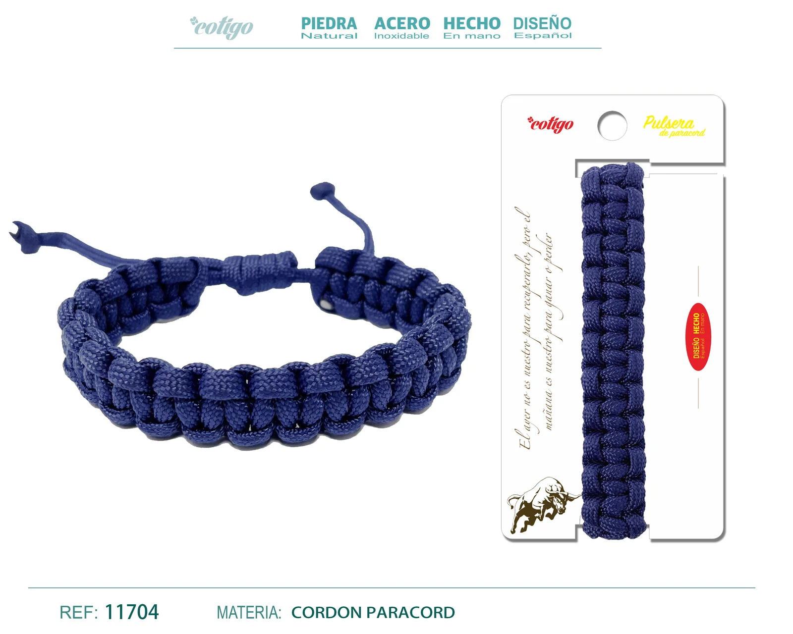 PULSERA PARACORD TRENZADO
