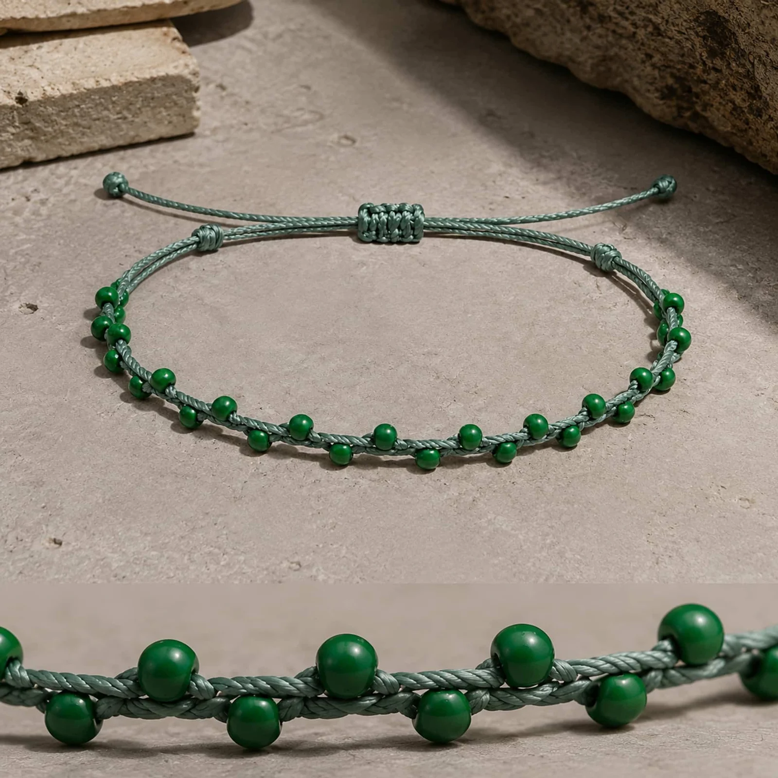 PULSERA HILO ENCERADO