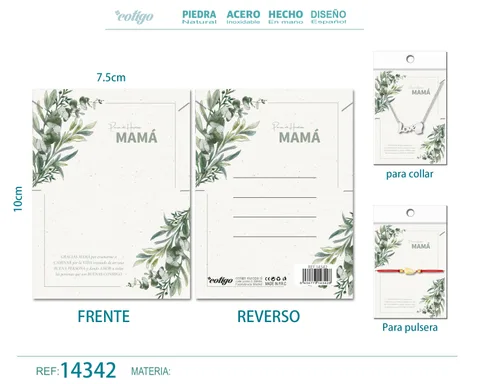 TARJETA FELICITACIÓN PARA MAMÁ