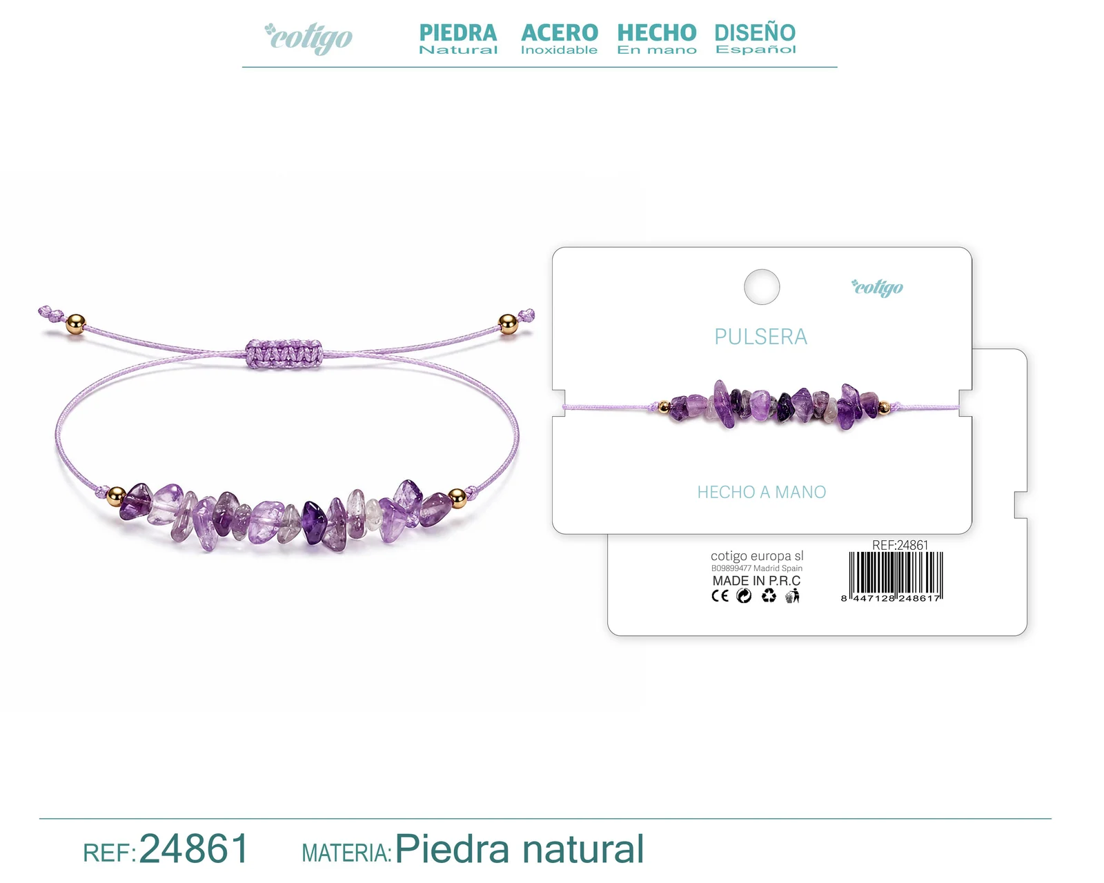 PULSERA HECHO A MANO