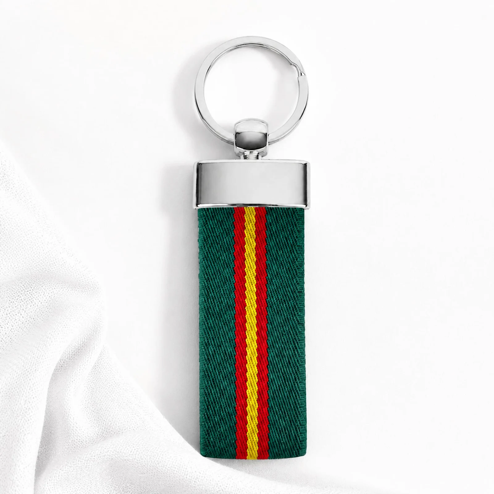 LLAVERO BANDERA ESPAÑA DE CINTA