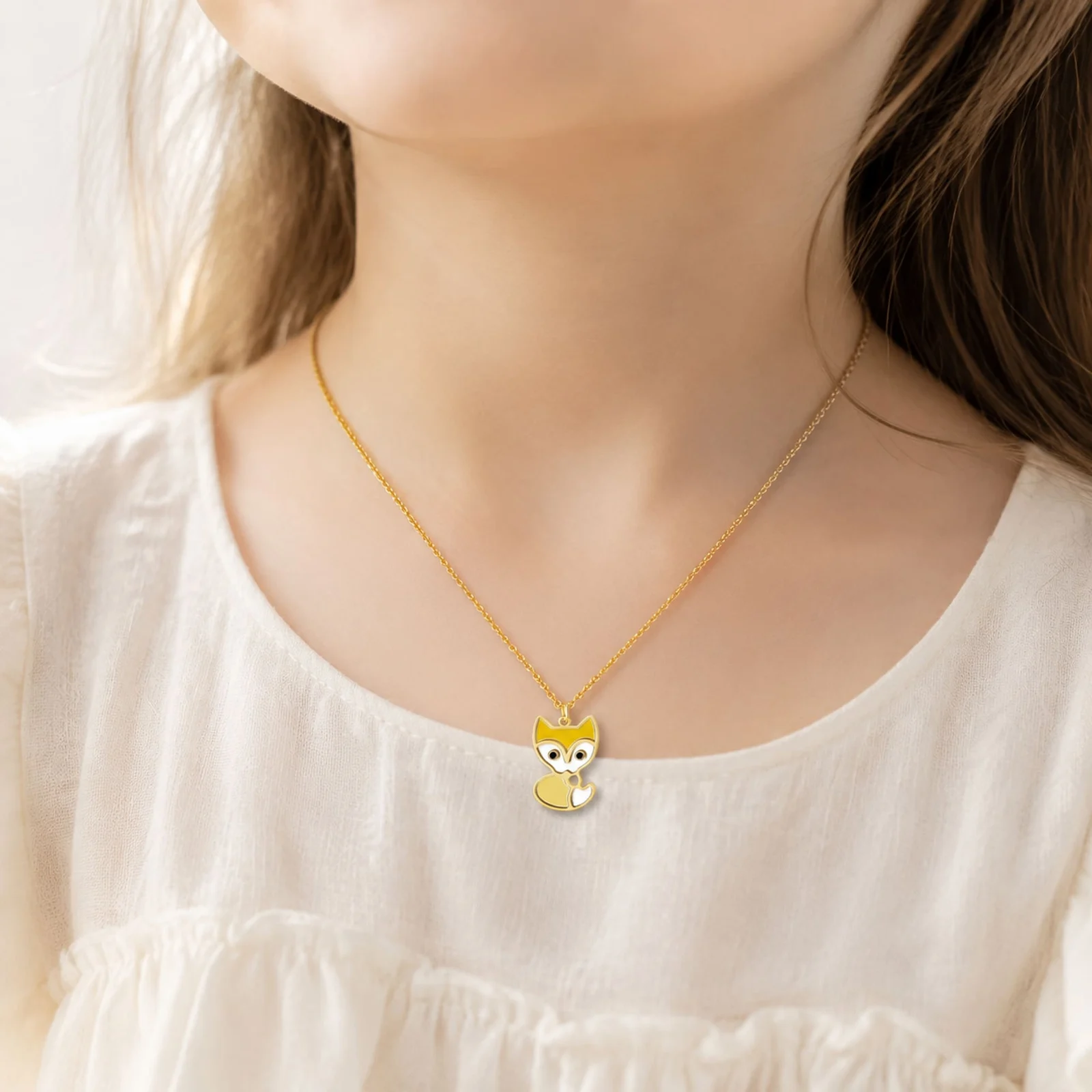 COLLAR NIÑA ACERO COLOR DORADO