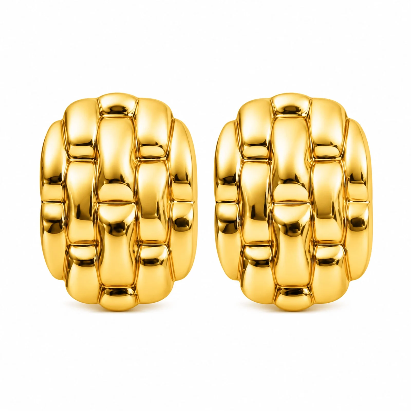 Pendiente Acero Inoxidable color Dorado