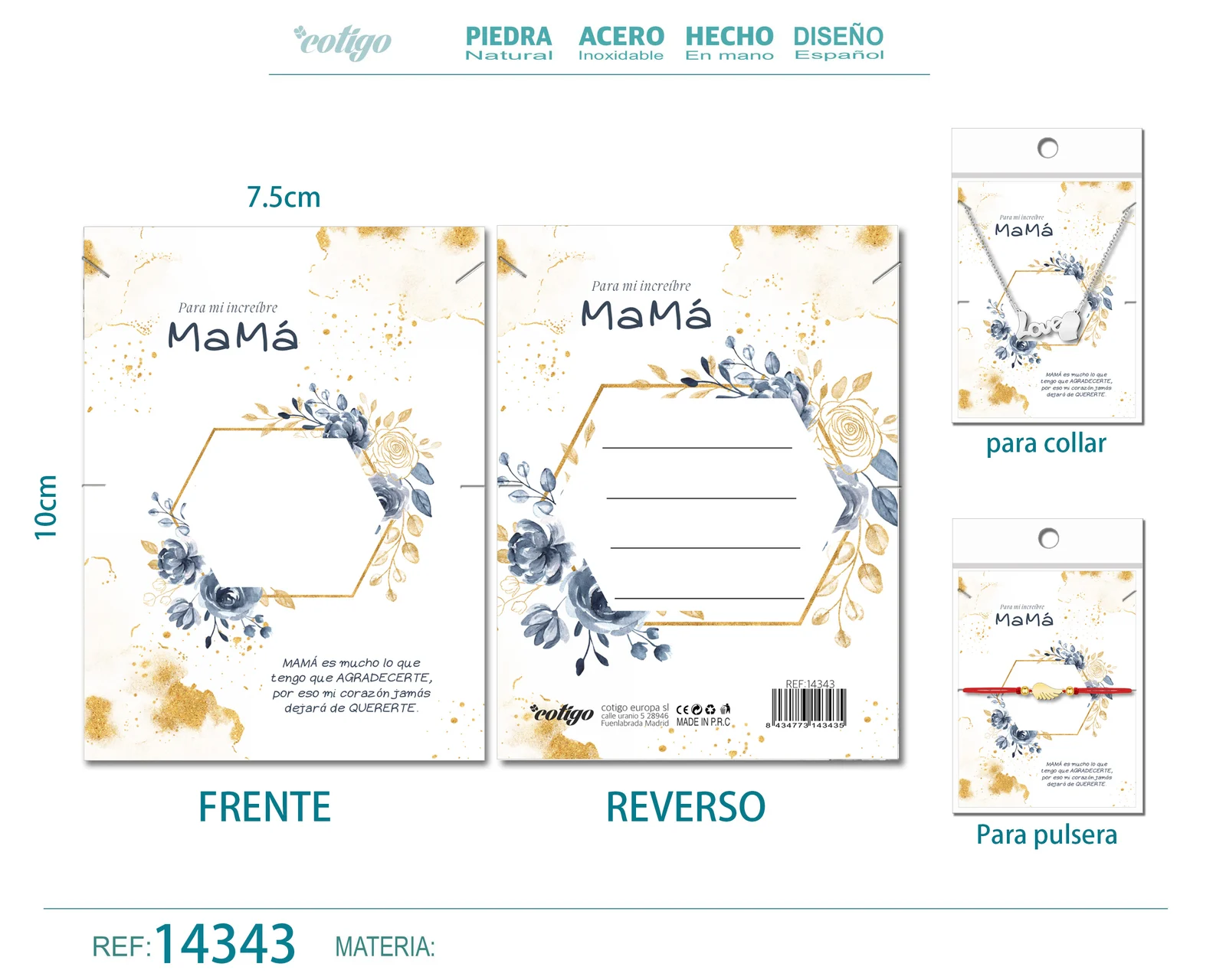 TARJETA FELICITACIÓN PARA MAMÁ