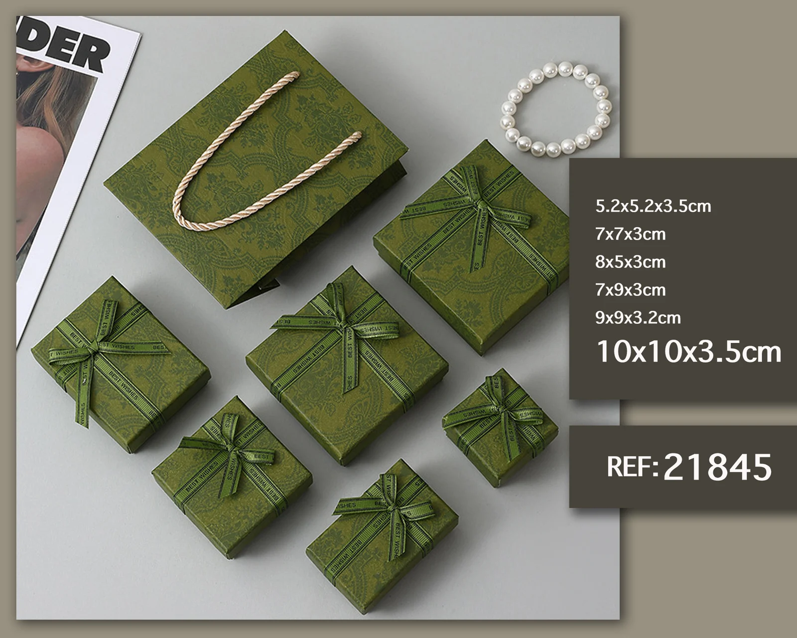 CAJA DE REGALO  10X10X3.5CM