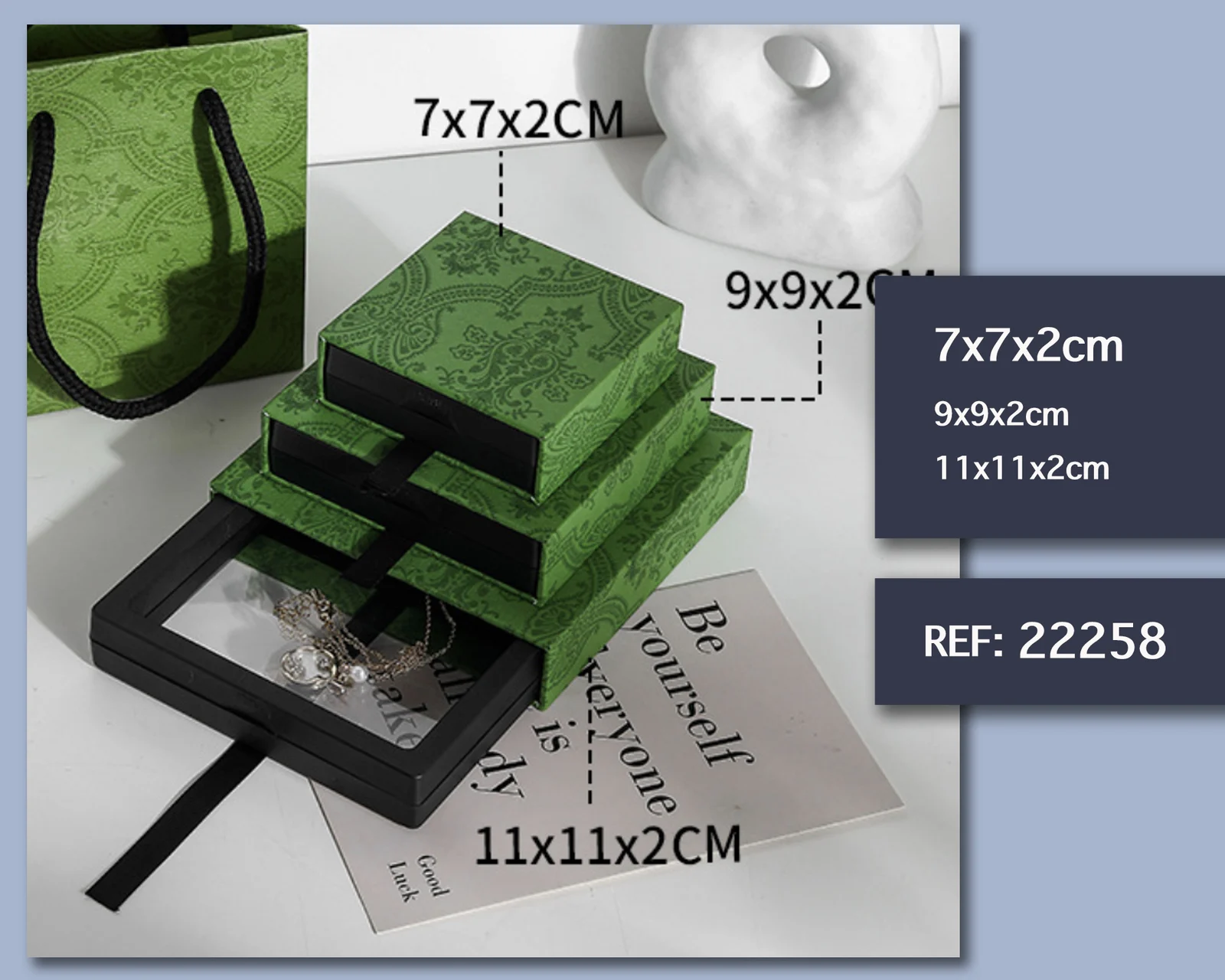 CAJA DE REGALO 7X7X2CM