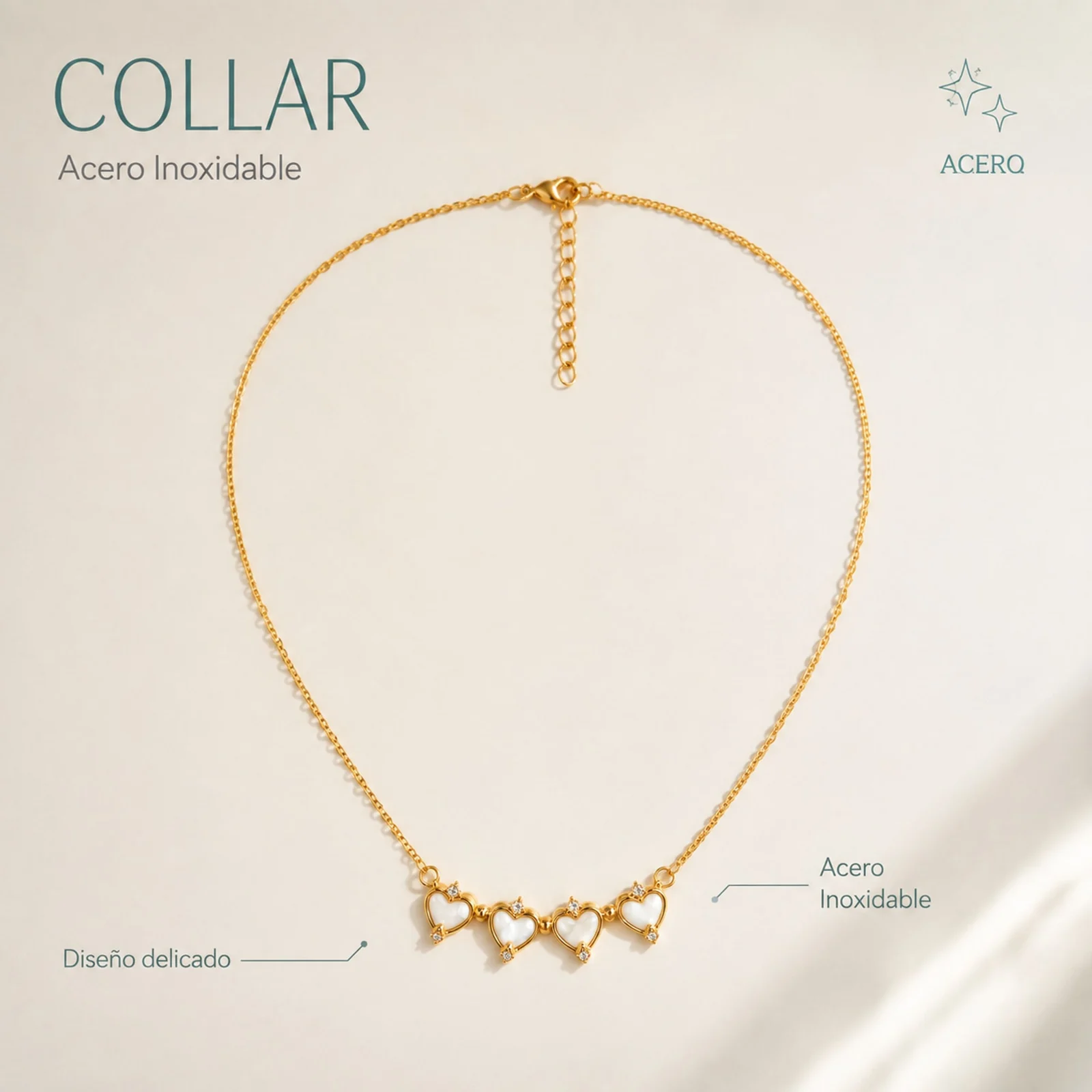 Collar Acero Inoxidable