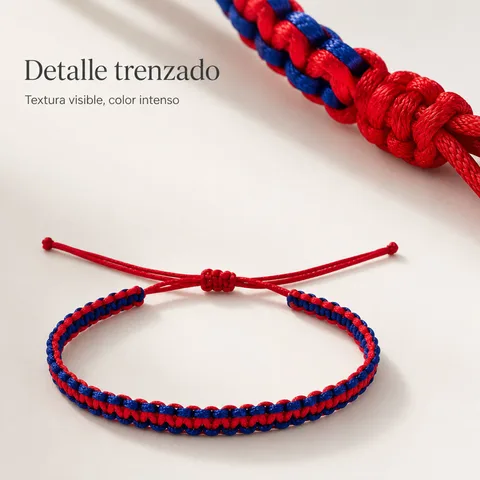 PULSERA BANDERA ESPAÑA AZUL