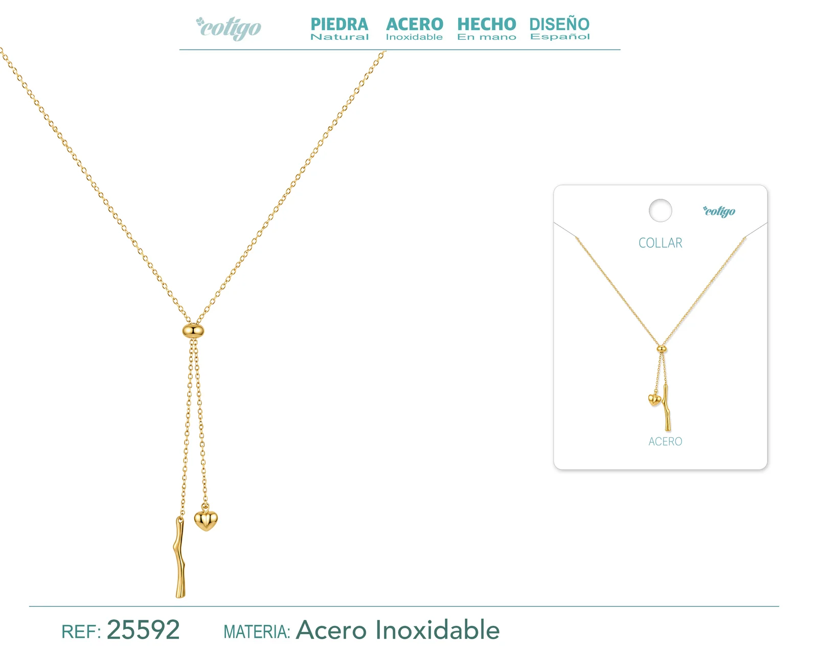 Collar Acero Inoxidable