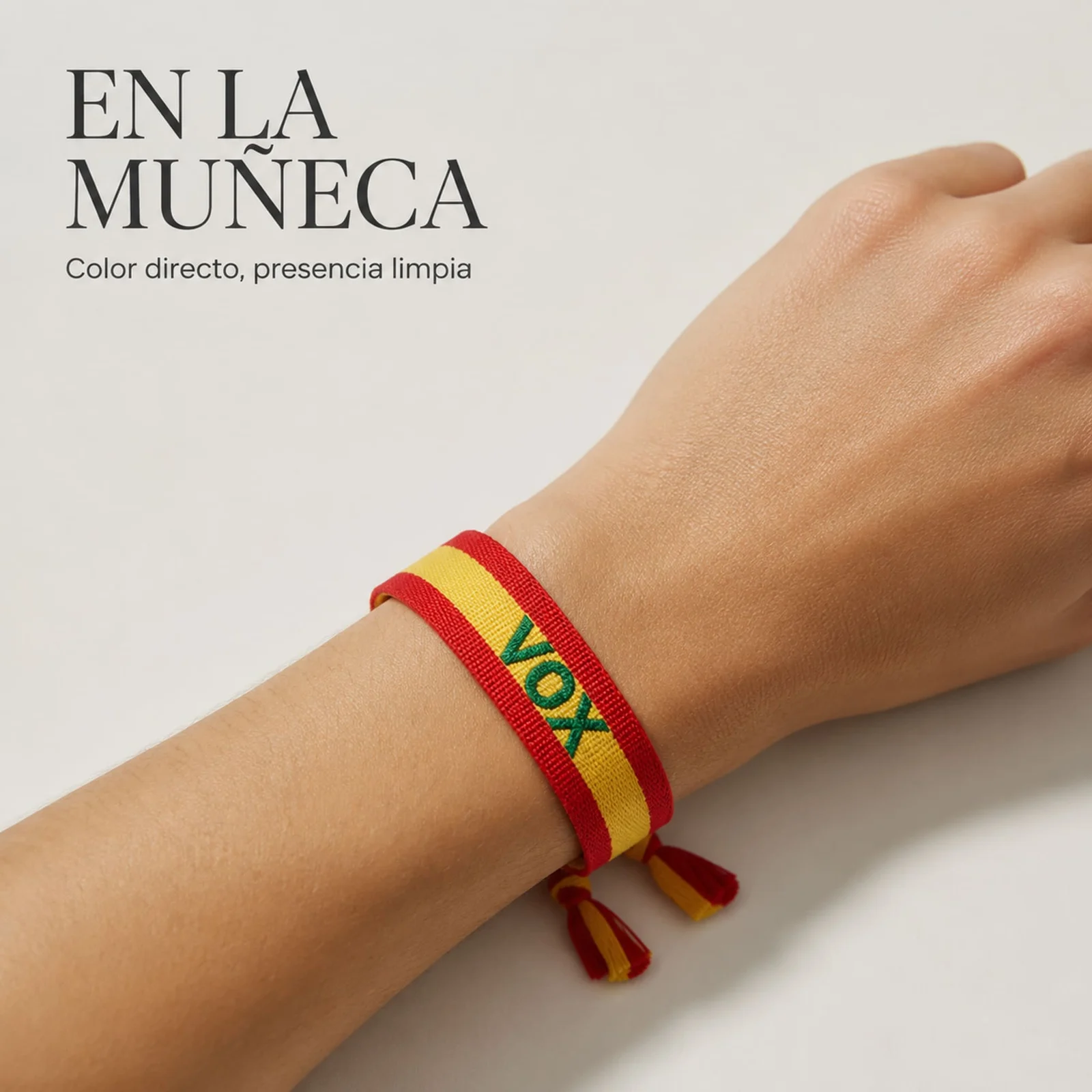 PULSERA VOX ESPAÑA TEJIDO