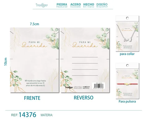 TARJETA FELICITACIÓN PARA AMOR