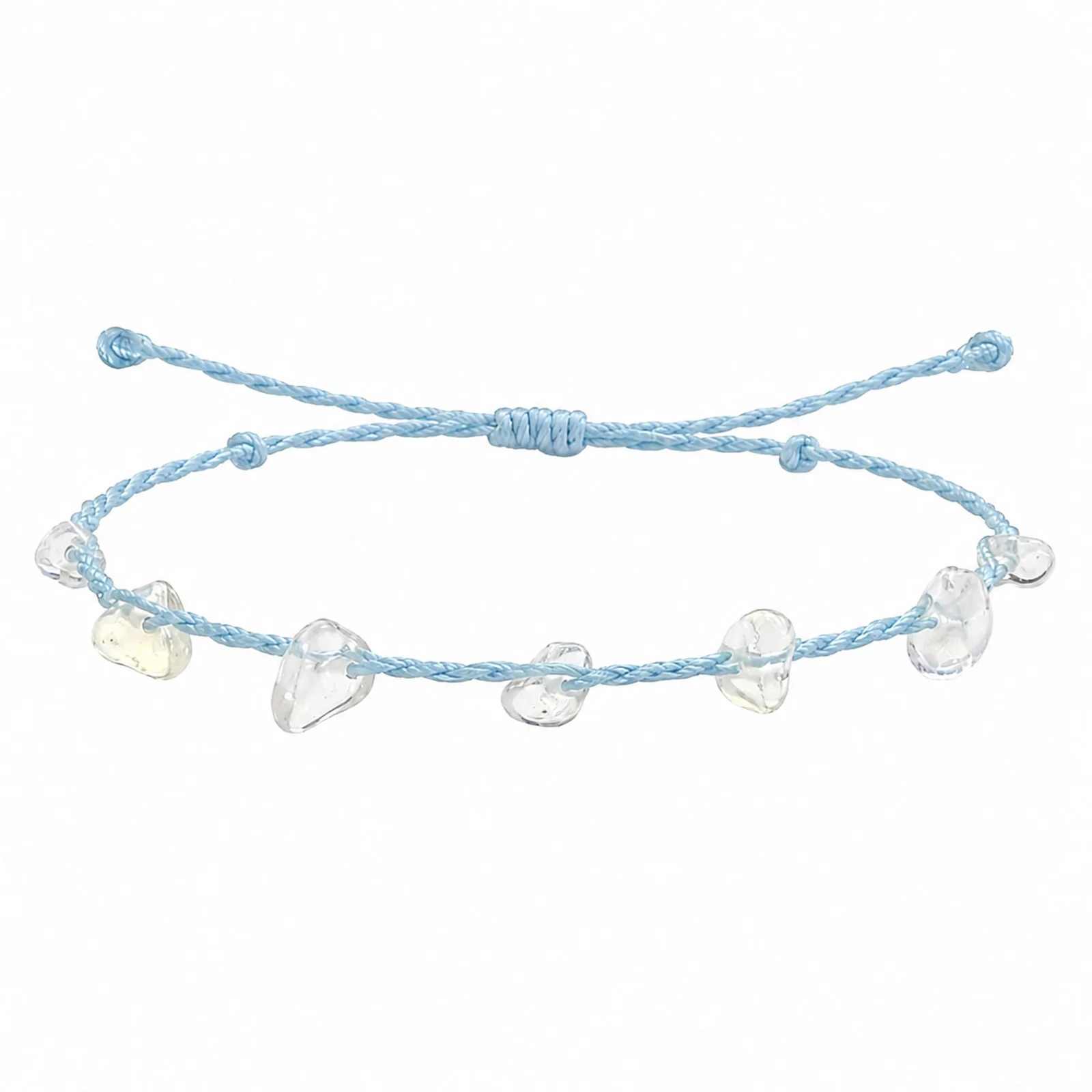 PULSERA HILO ENCERADO CON OPALINA