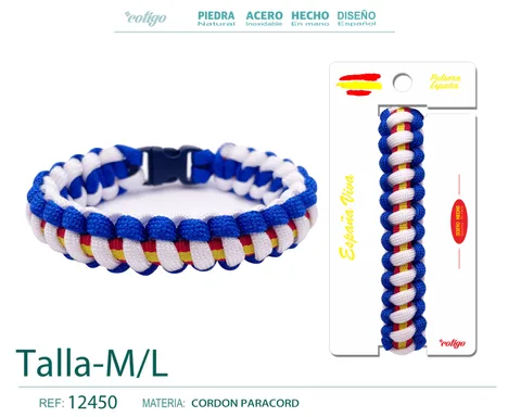PULSERA PARACORD TRENZADO TALLA PEQUENA