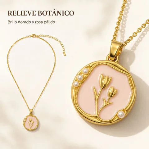 COLGANTE CHAPADO ORO 14K CON CIRCONITA