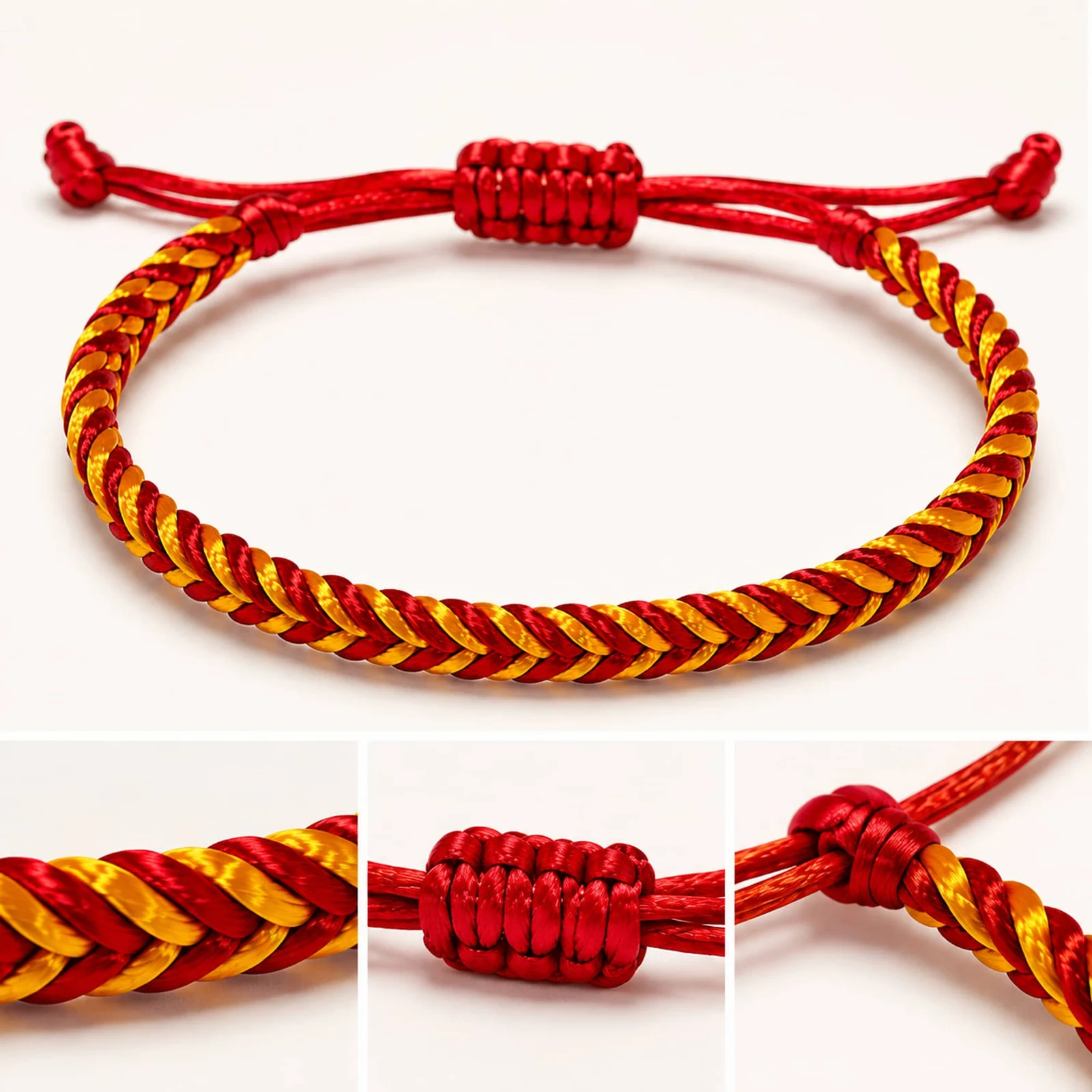 Pulsera Bandera España de Hilo Destino