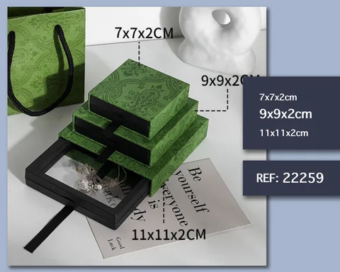 CAJA DE REGALO 9X9X2CM