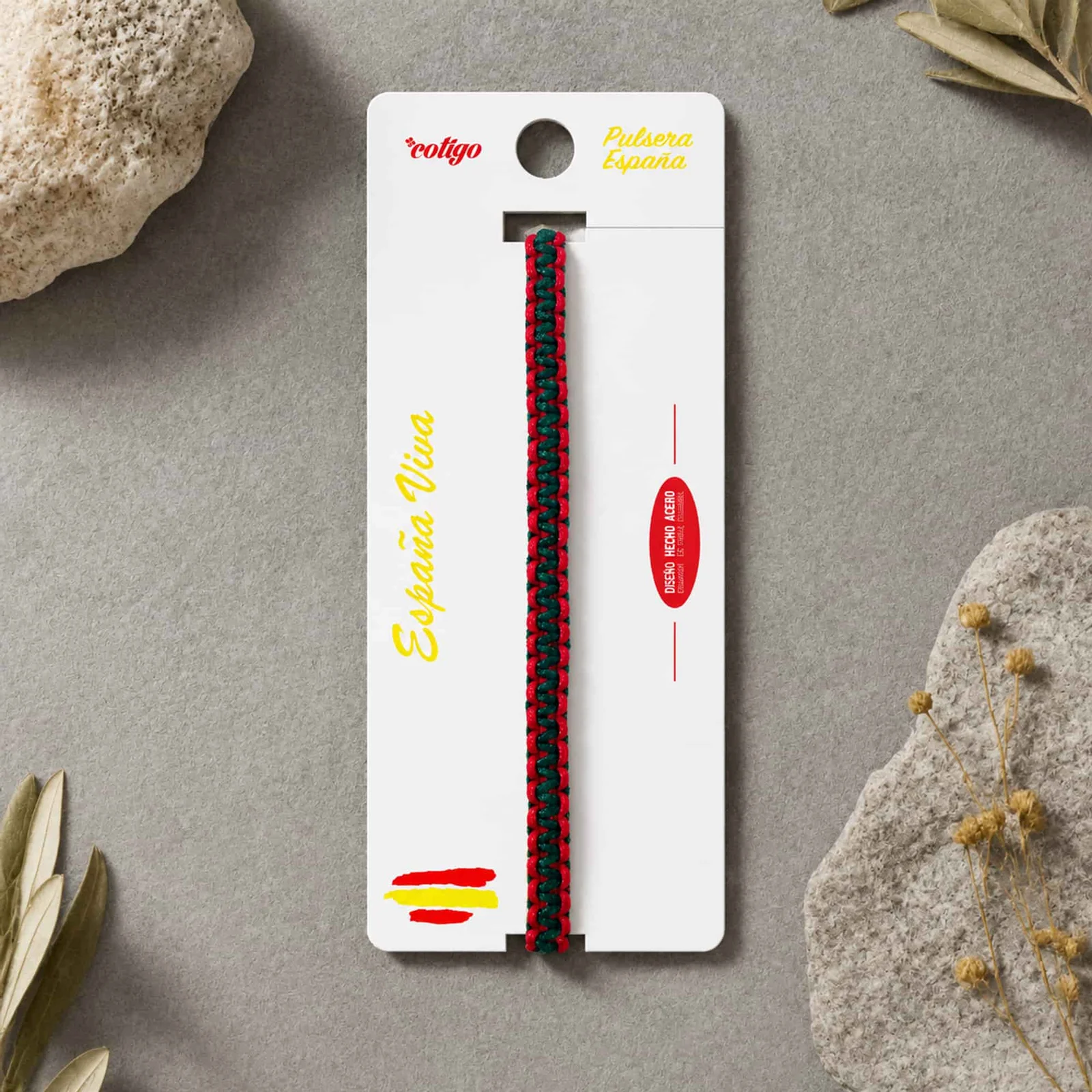 PULSERA BANDERA ESPAÑA VERDE