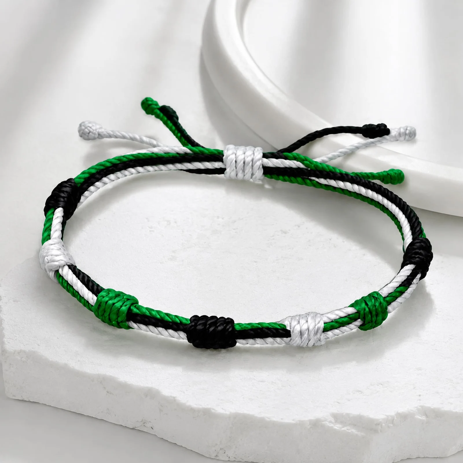PULSERA 7 NUDOS DE BANDERA DE  EXTREMADURA