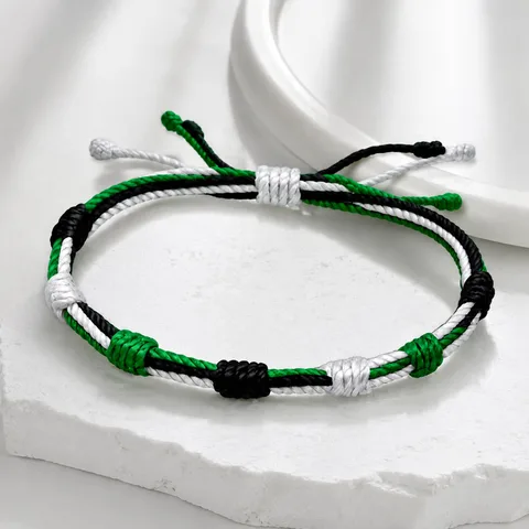 PULSERA 7 NUDOS DE BANDERA DE  EXTREMADURA
