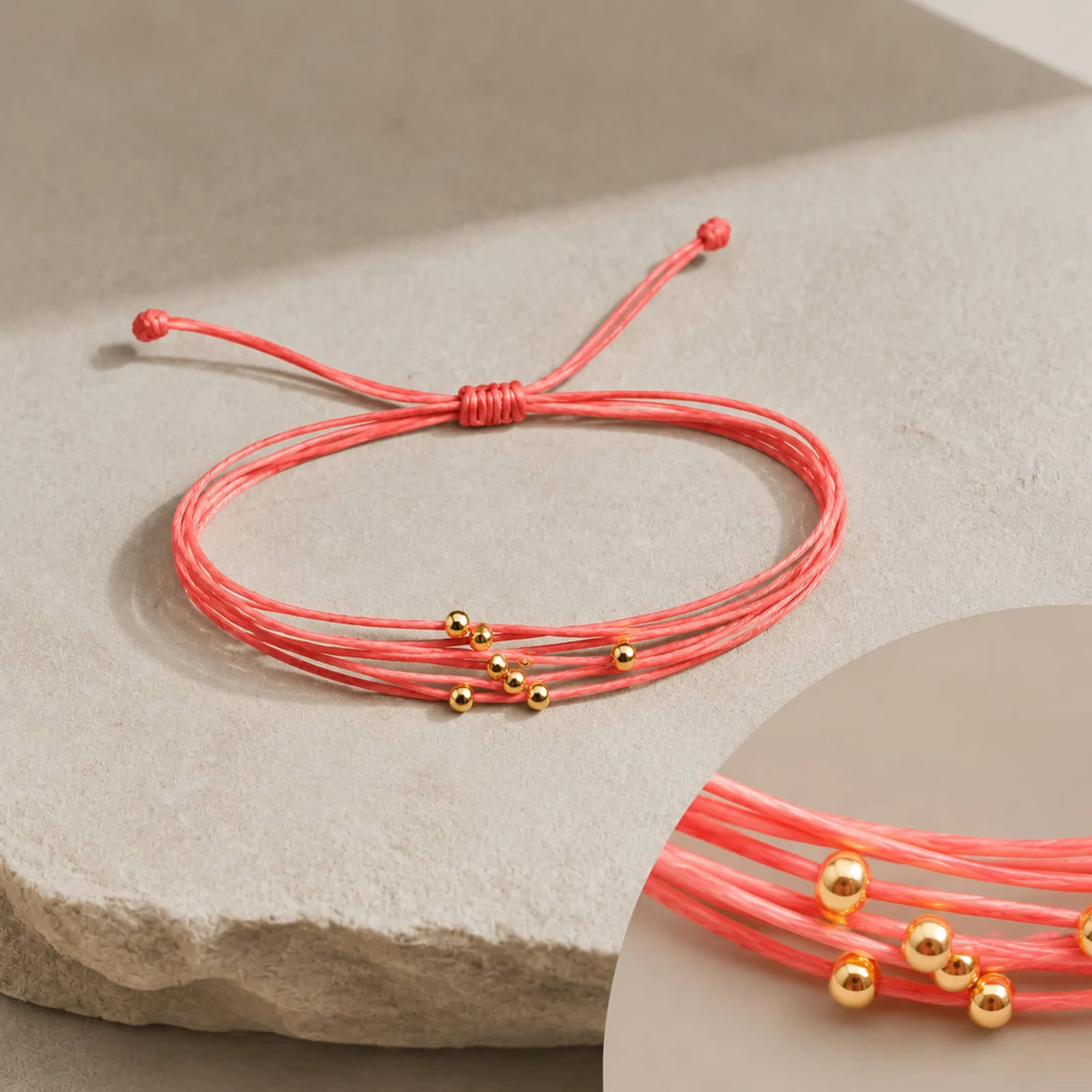 PULSERA HILO ENCERADO