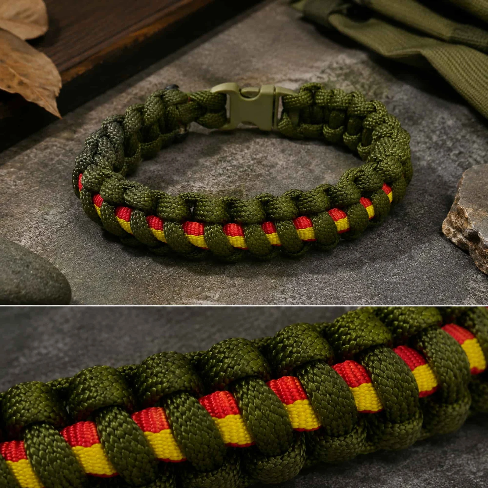 PULSERA PARACORD TRENZADO TALLA PEQUEÑA