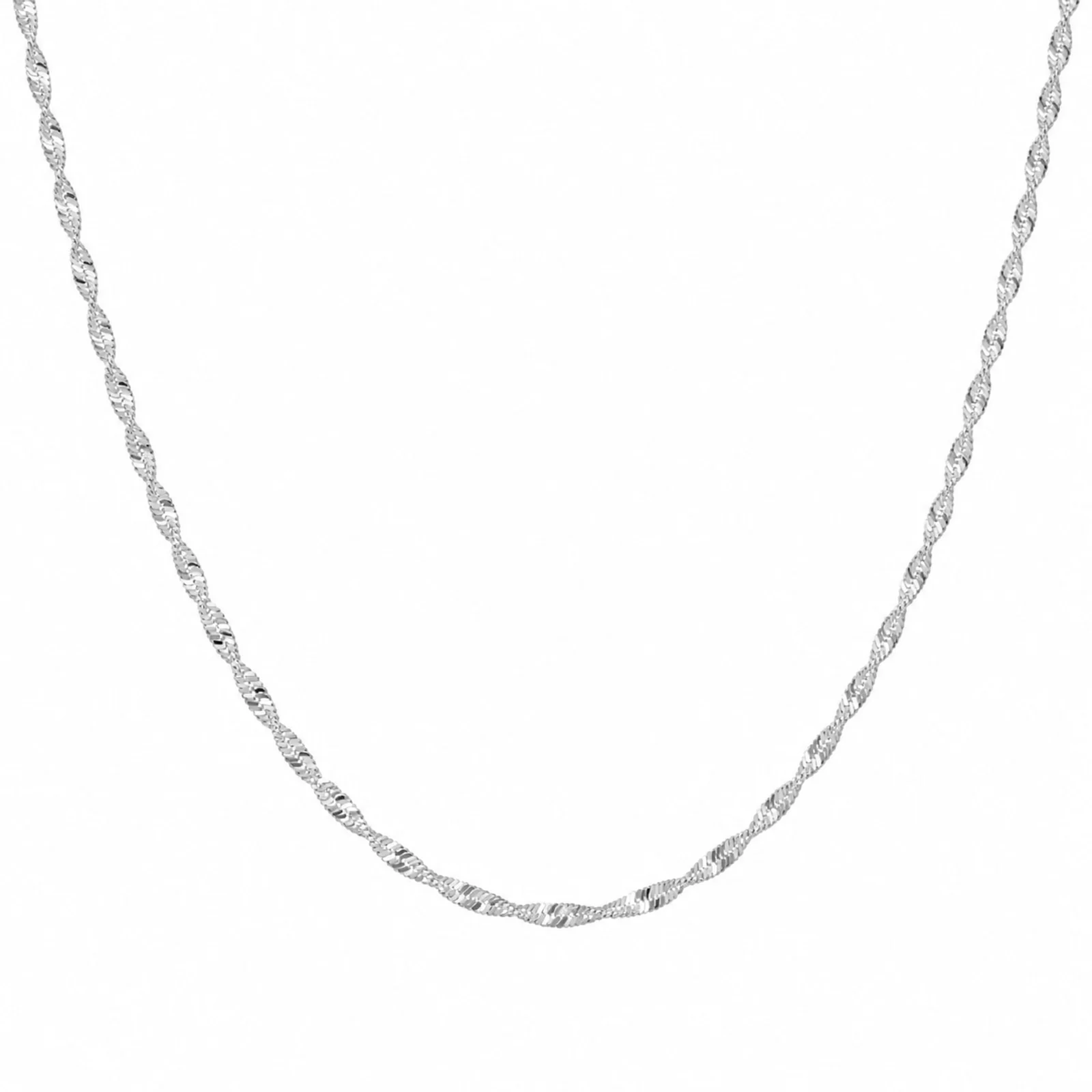 COLLAR DE CADENA ACERO PLATEADO