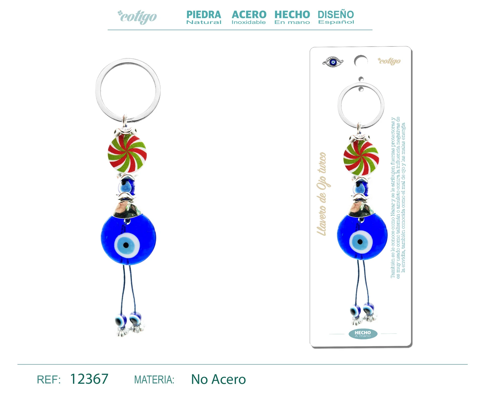 LLAVERO DE OJO TURCO