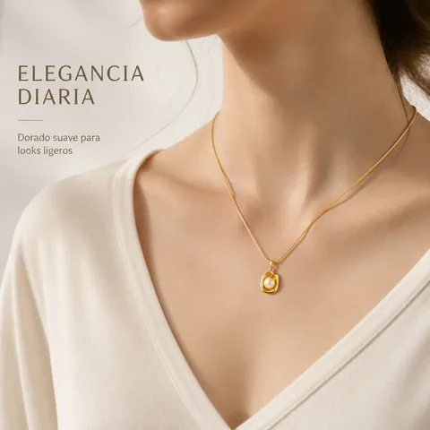 COLLAR ACERO INOXIDABLE CON SOBRE