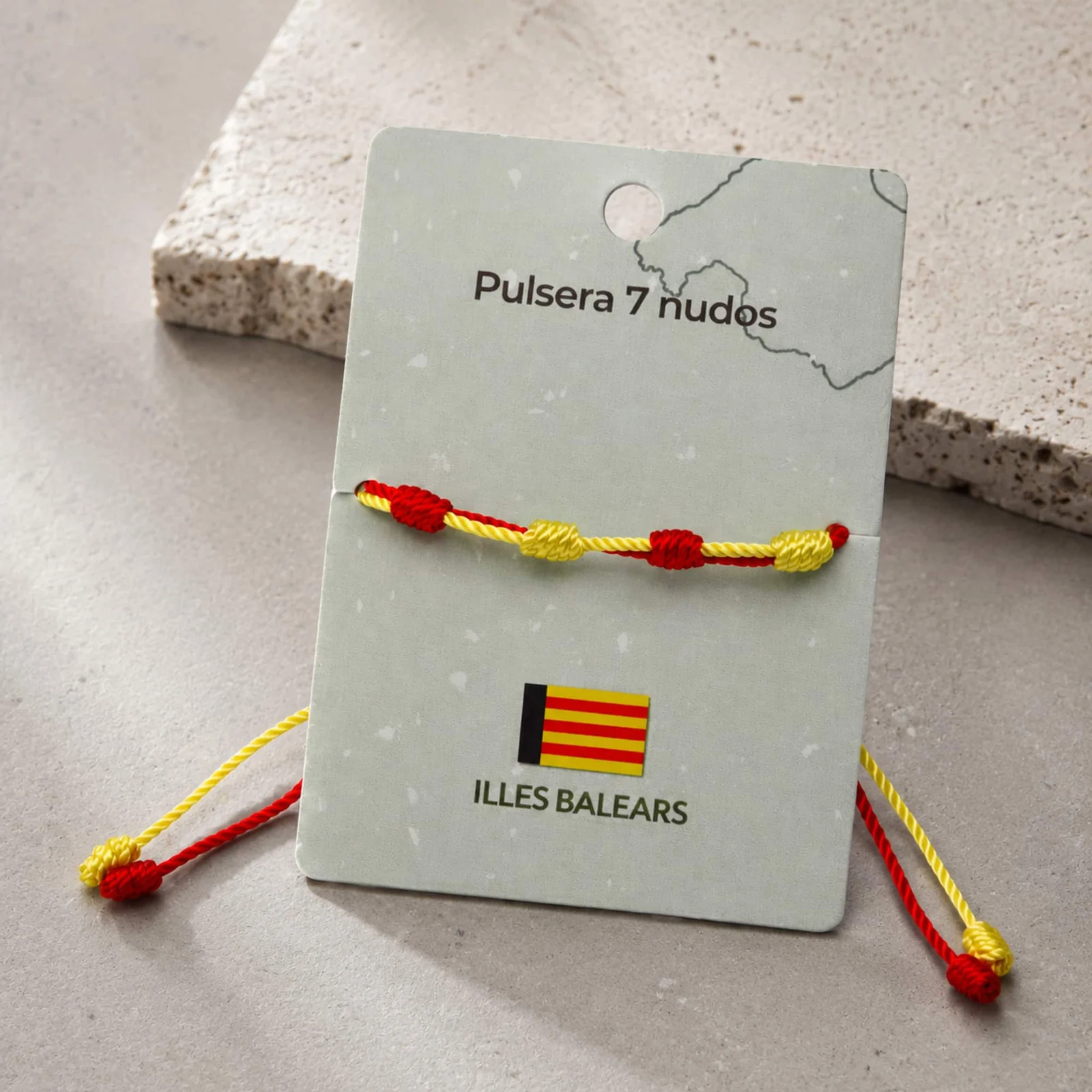PULSERA 7 NUDOS DE BANDERA DE  ILLES BALEARS