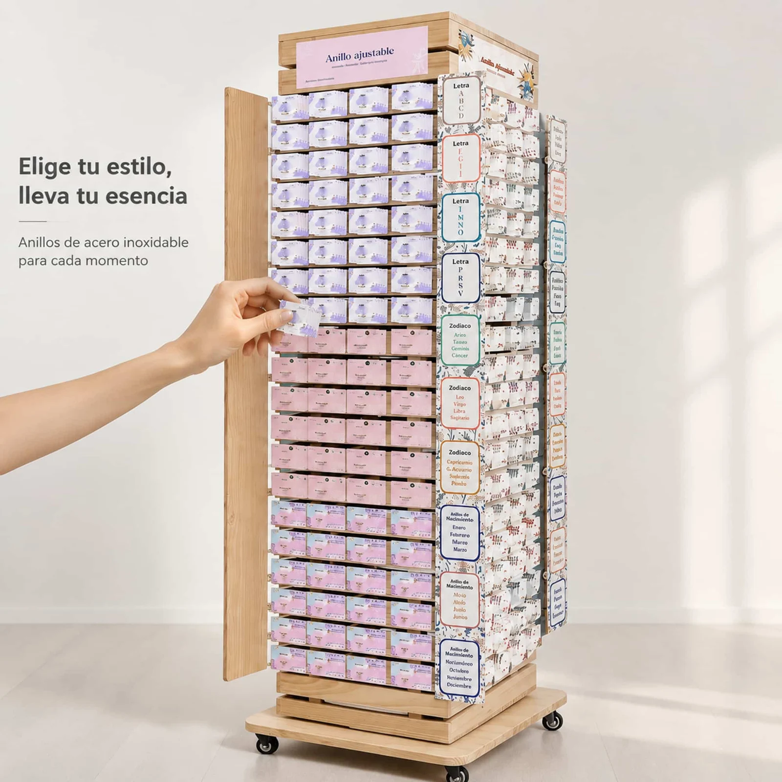 Expositor de Anillo nombre,letra…