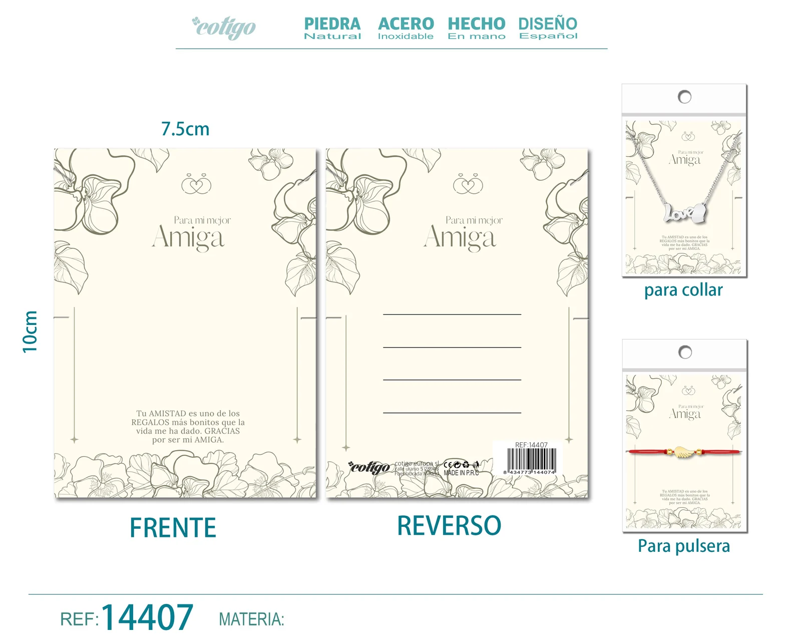 TARJETA FELICITACIÓN PARA AMIGA