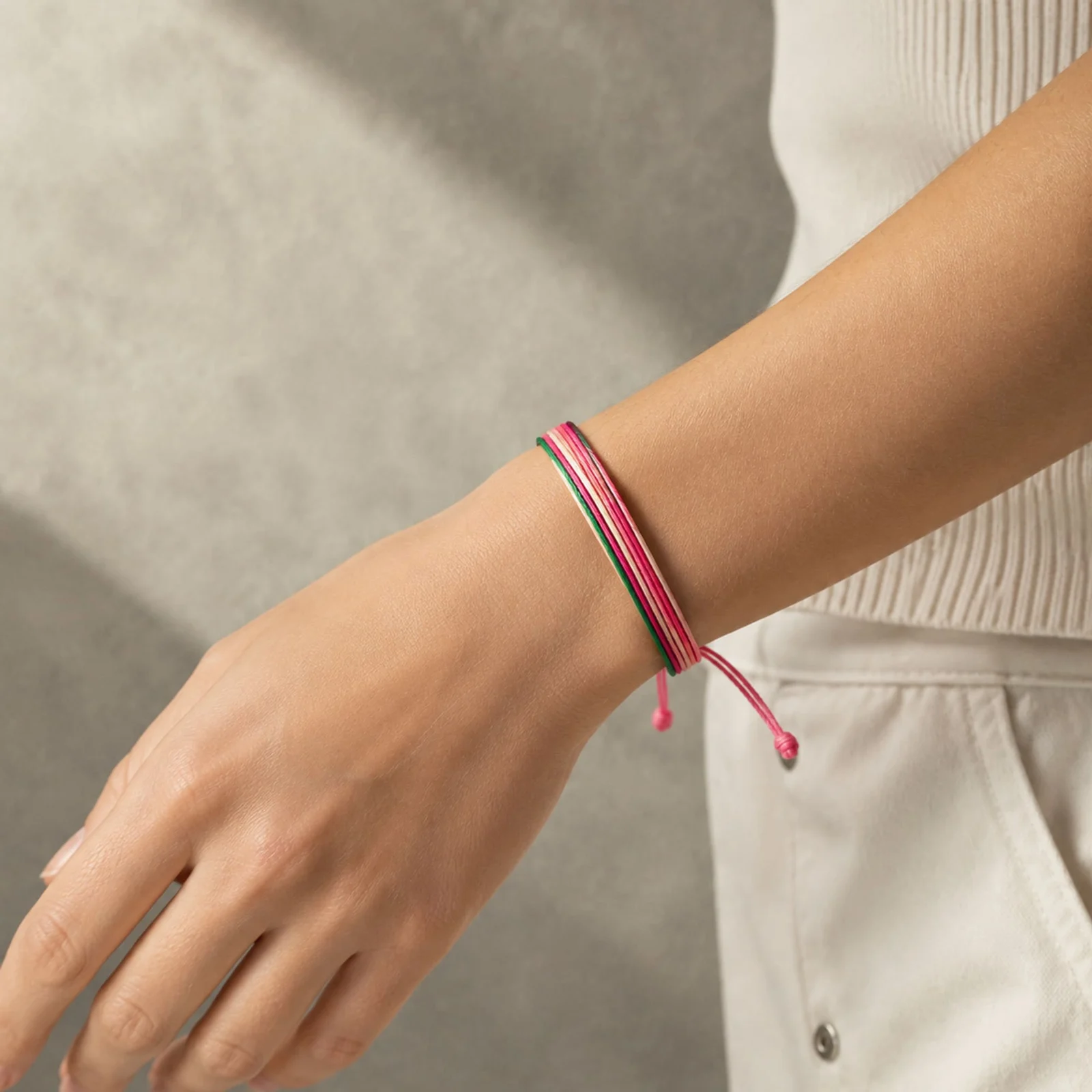 PULSERA HILO ENCERADO
